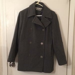 Tommy Hilfiger men’s gray pea coat size medium